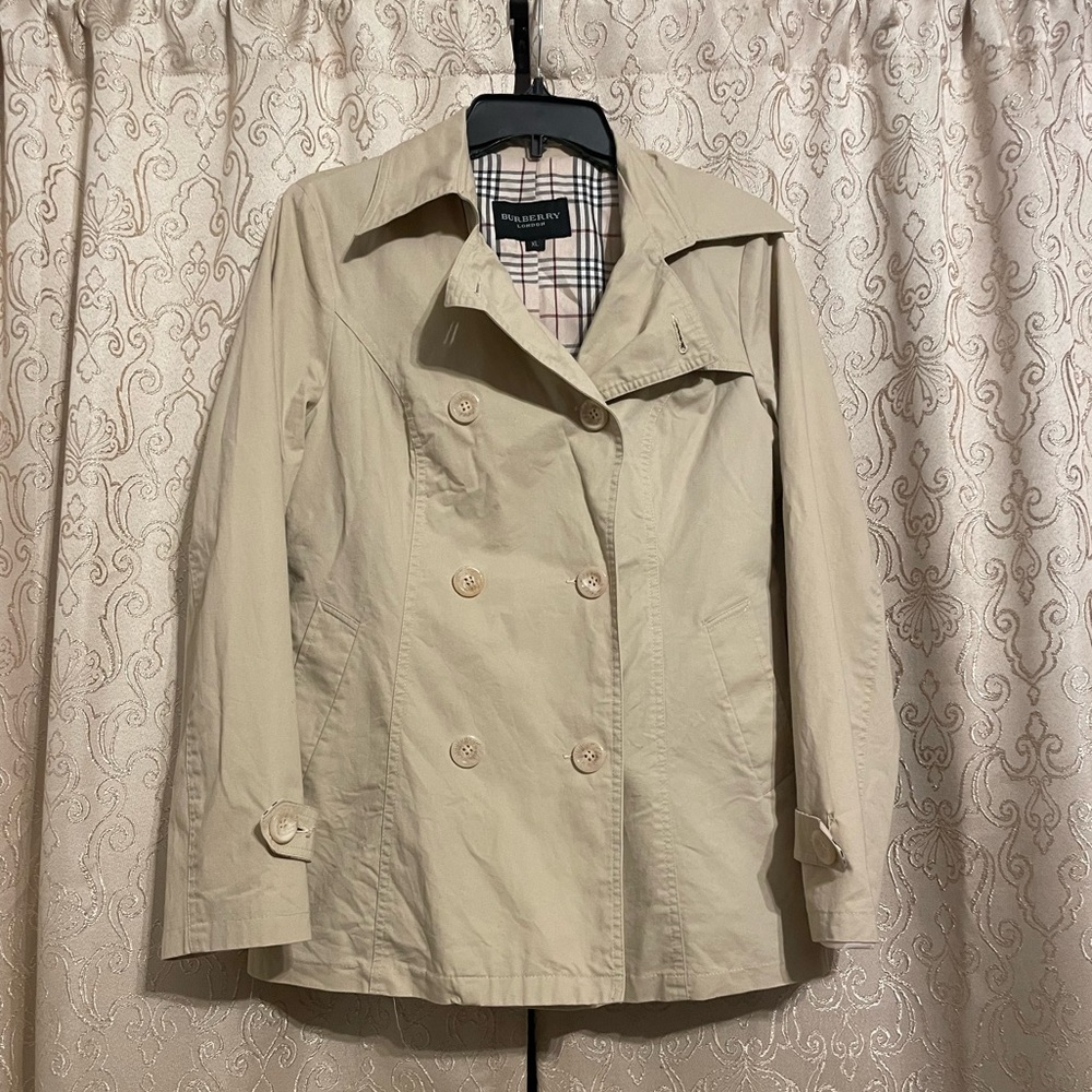 Burberry short trench jacket